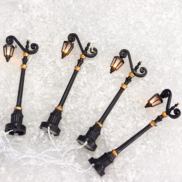  Lemax Colonial Street Lamp - Set Of 4