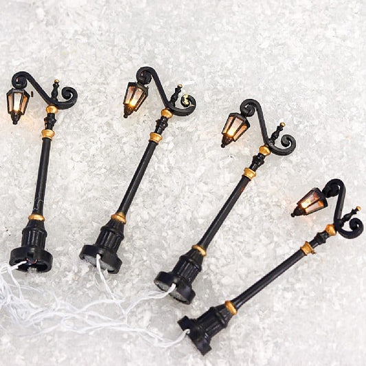  Lemax Colonial Street Lamp - Set Of 4