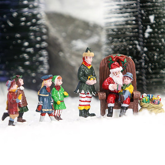  Lemax Visiting Santa (Set Of 3)