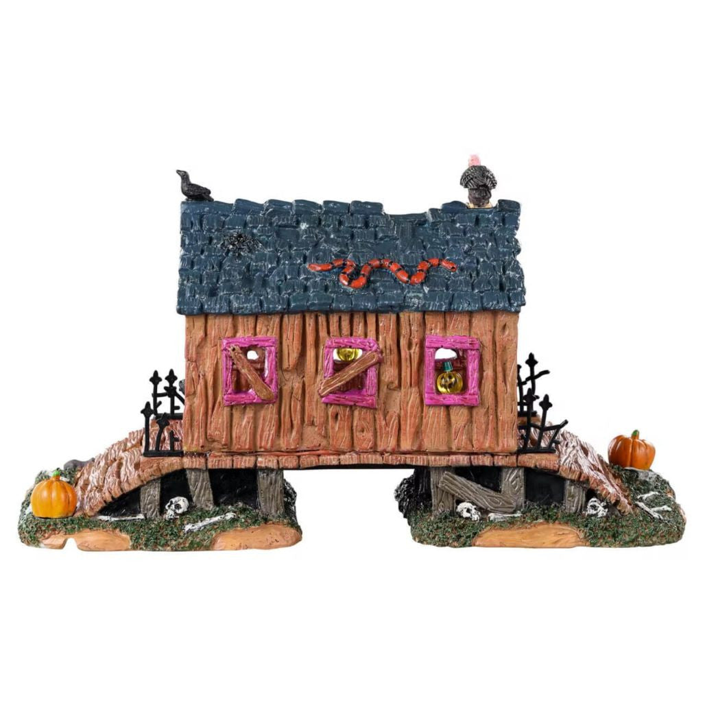  Lemax - Spookytown - Creepy Covered Bridge