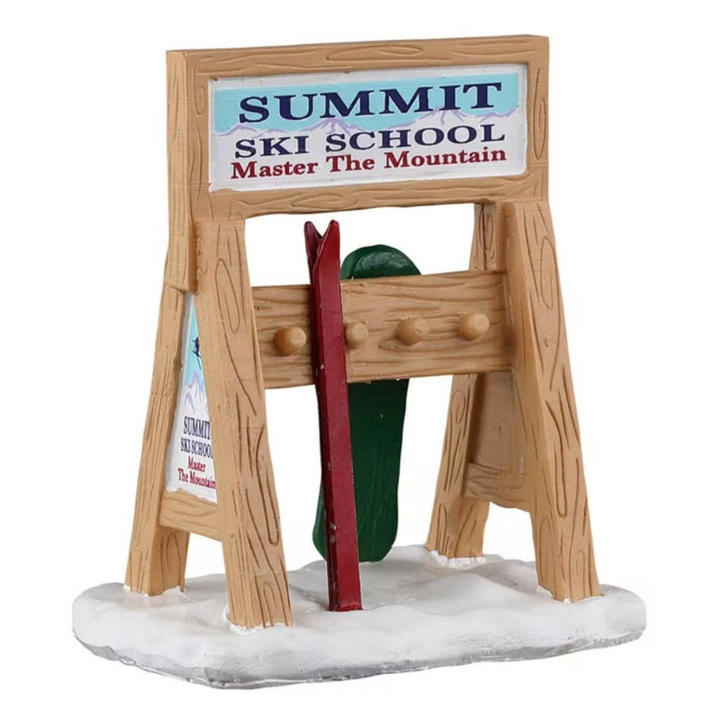  Lemax - Ski Rack Sign