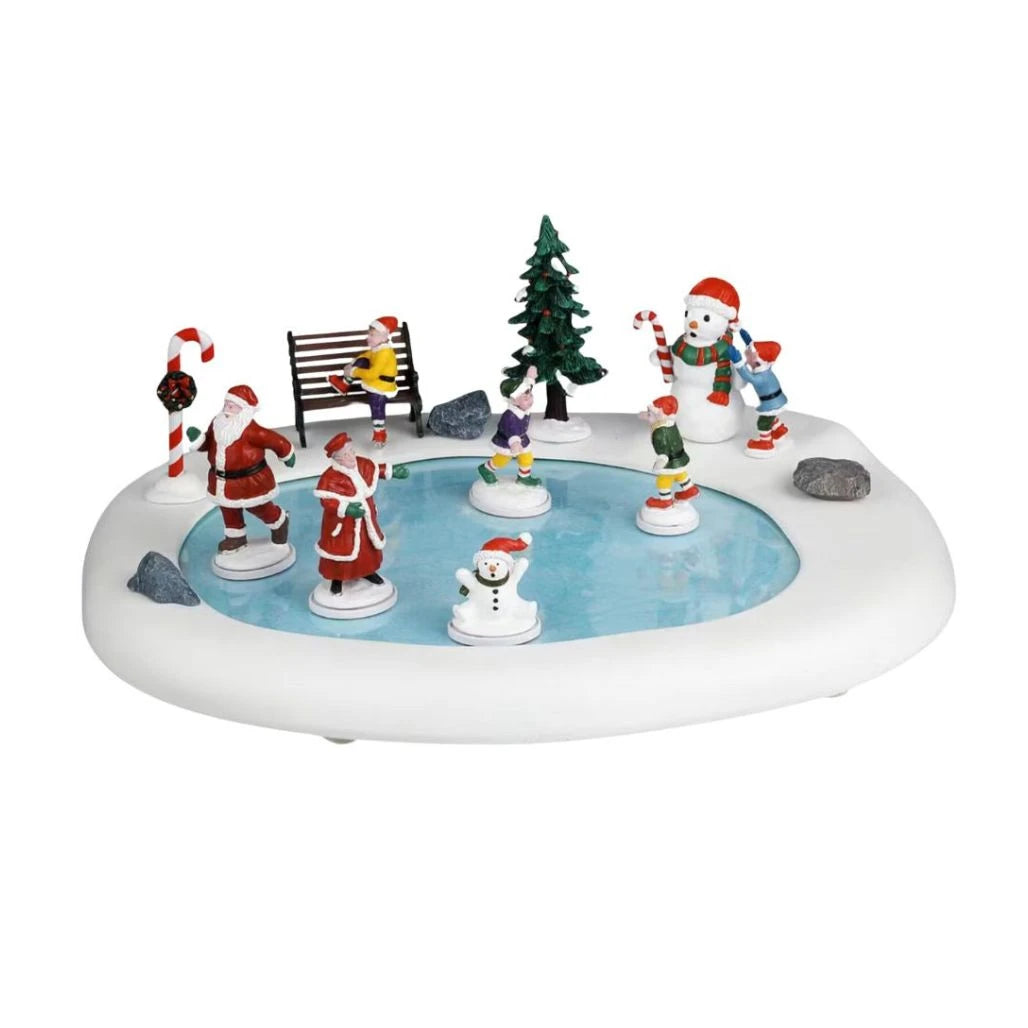  Lemax - Northern Lights Skating Pond
