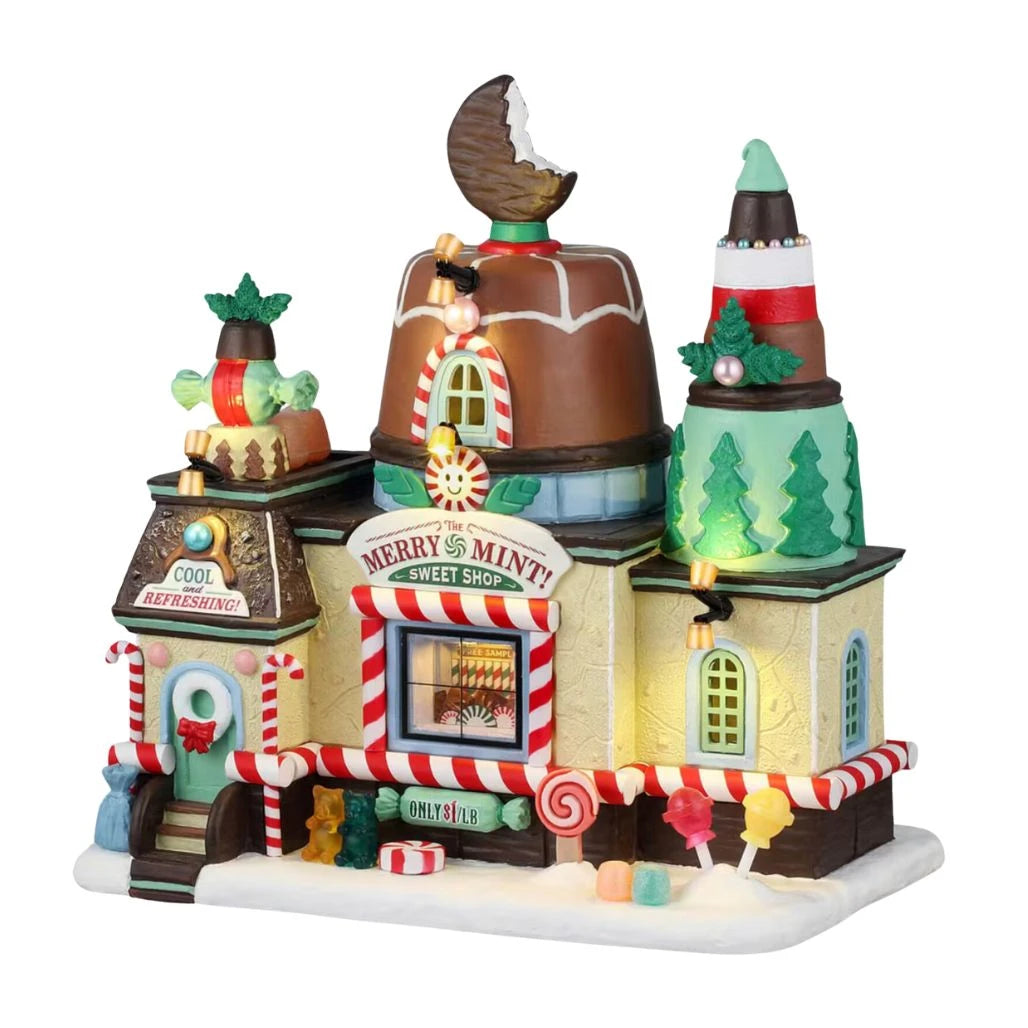  Lemax - The Merry Mint! Sweet Shop