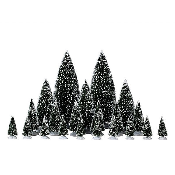  Lemax Assorted Pine Trees (21 Pieces)