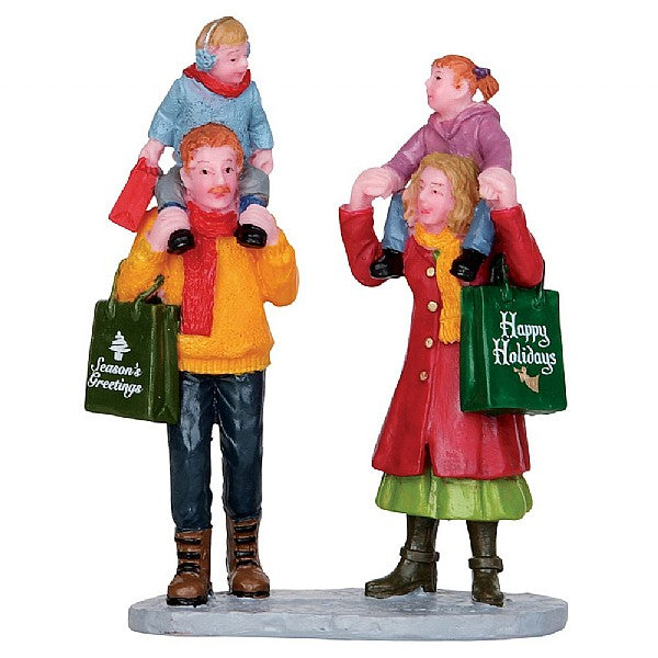  Lemax Family Christmas Shopping