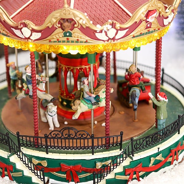  Lemax Santa Carousel