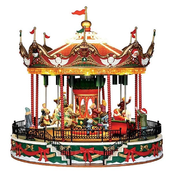 Lemax Santa Carousel