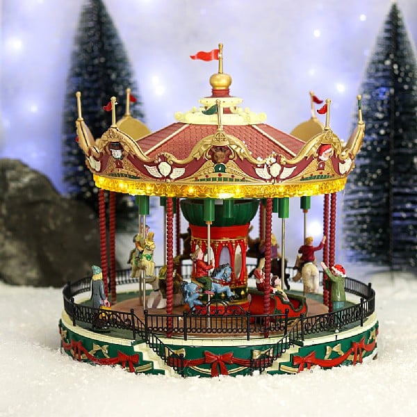  Lemax Santa Carousel
