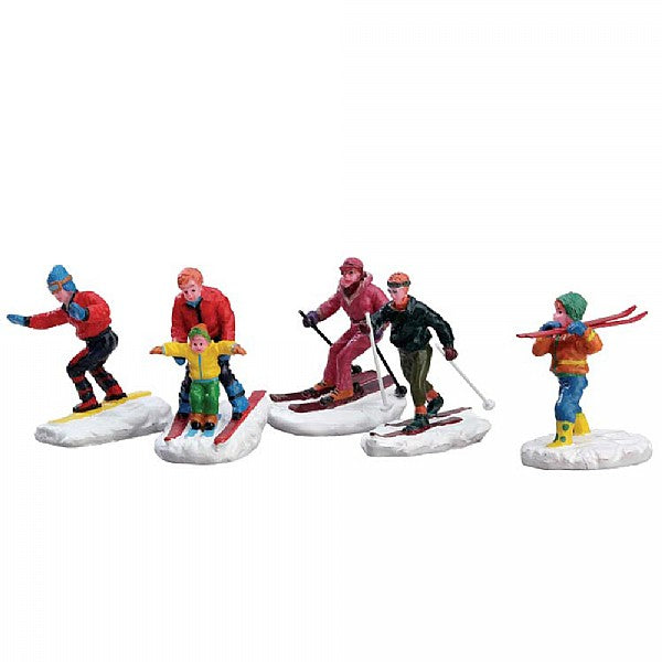  Lemax Winter Fun Figurines (Set Of 5)