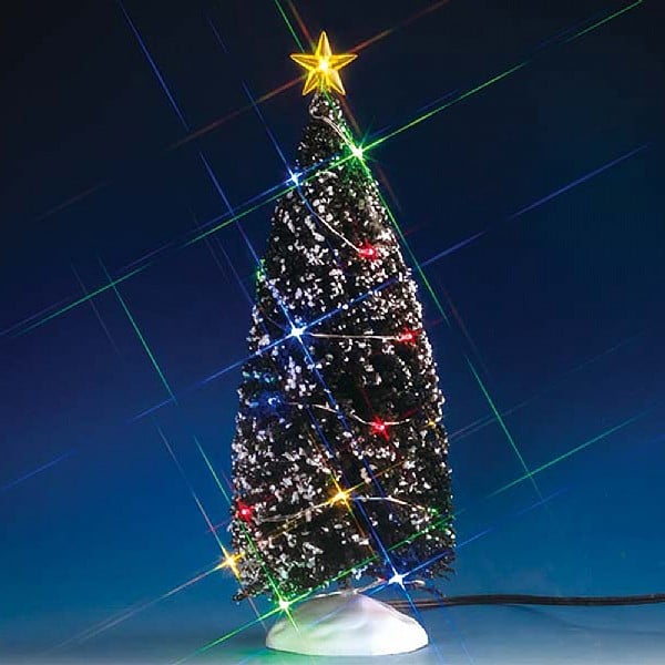  Lemax Evergreen Tree With 24 Multicoloured Lights