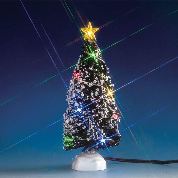  Lemax Evergreen Tree With 12 Multicoloured Lights