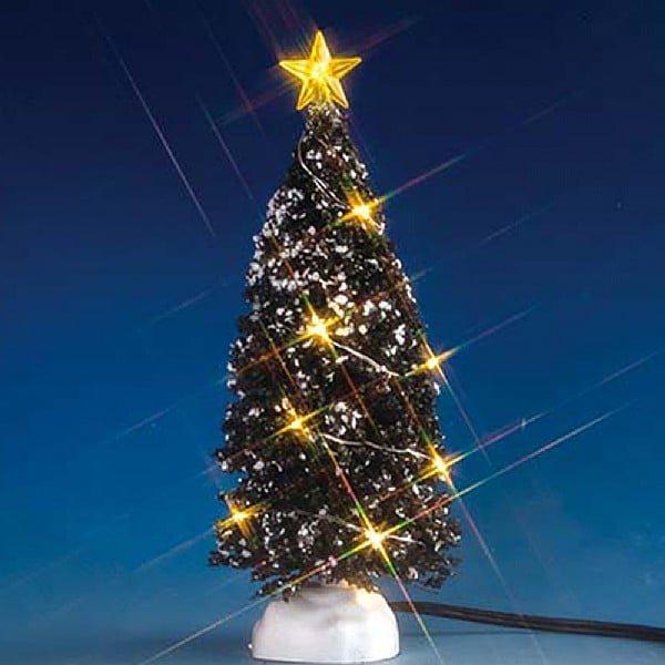  Lemax Evergreen Tree With 12 Clear Lights