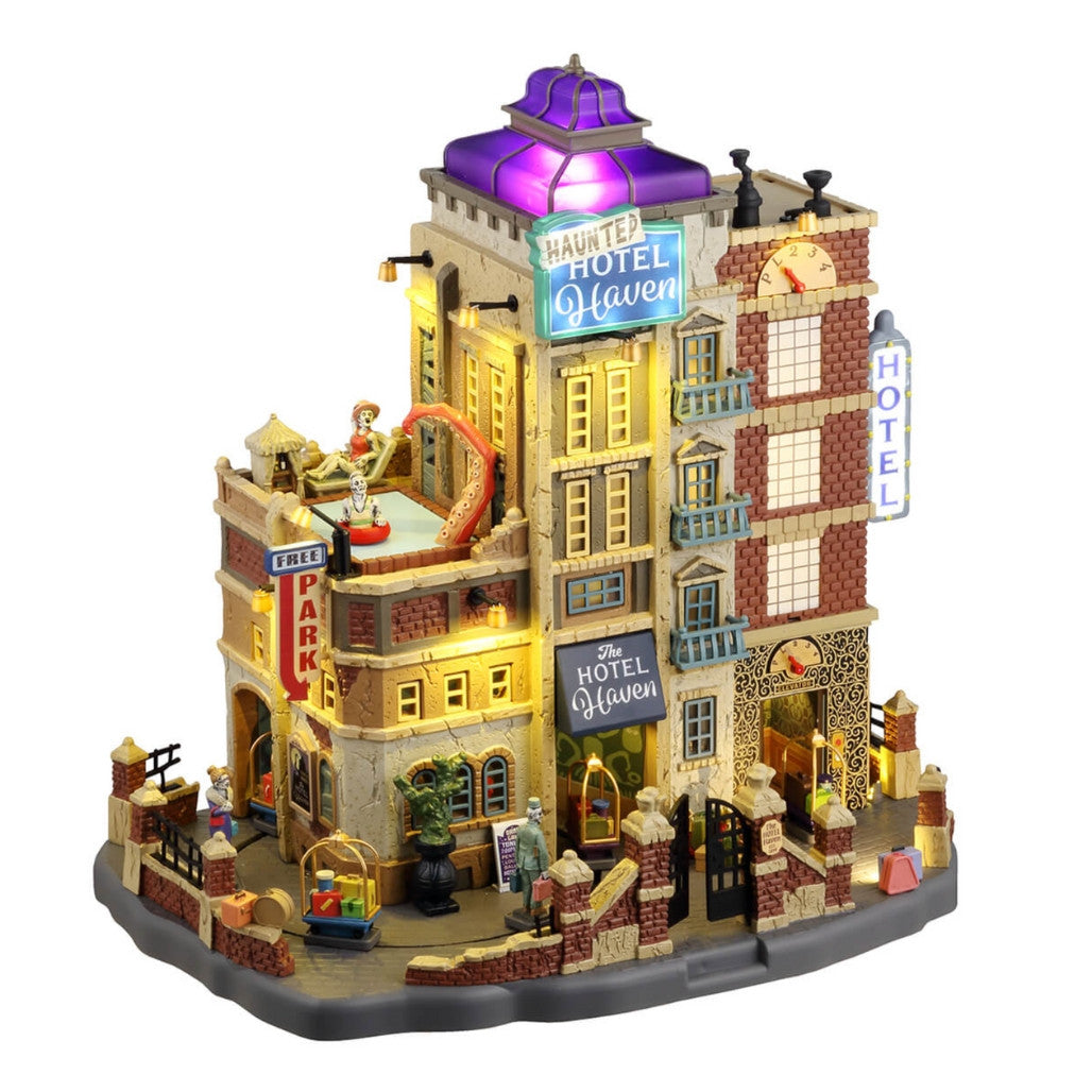  Lemax - Spooky Town - The Haunted Hotel Haven