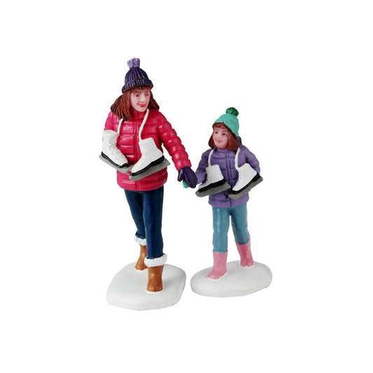  Lemax - Skating Sisters Set Of 2
