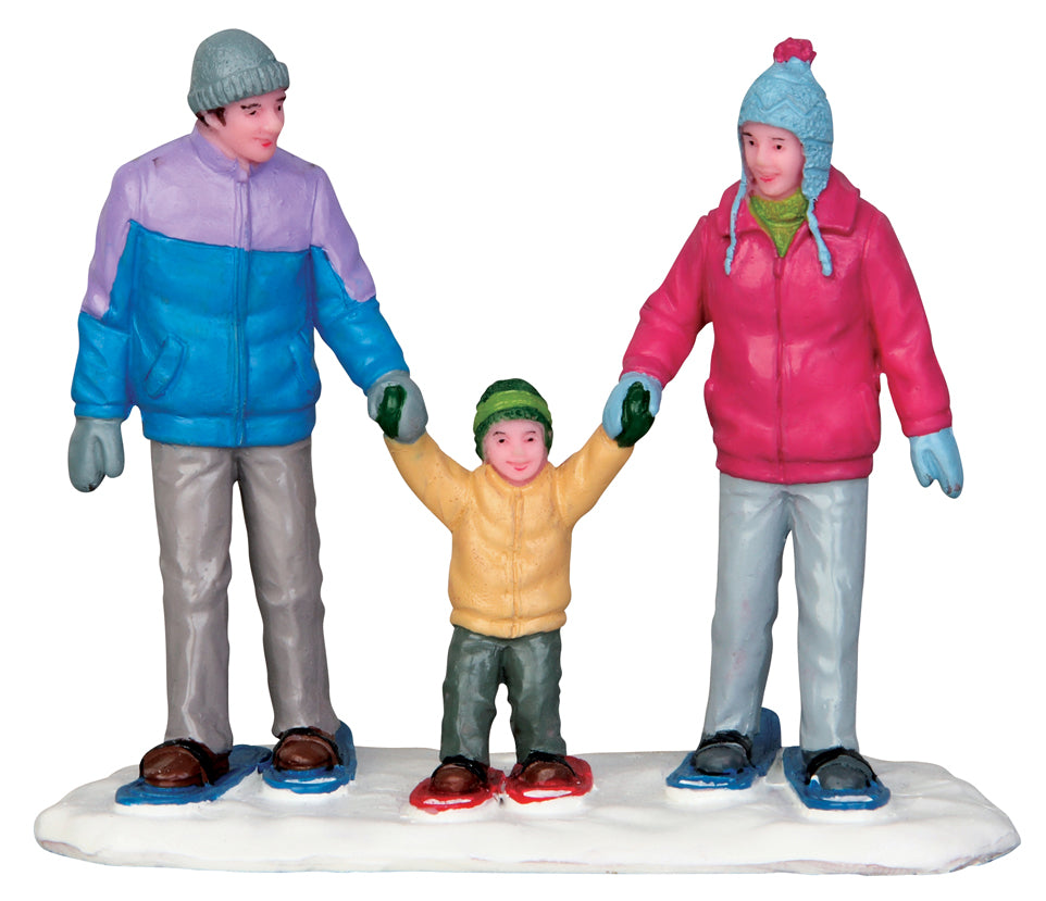Lemax Snowshoe Family