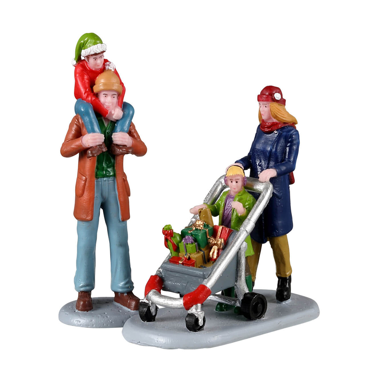 Lemax Family Holiday Shopping Spree - 2 Piece Set