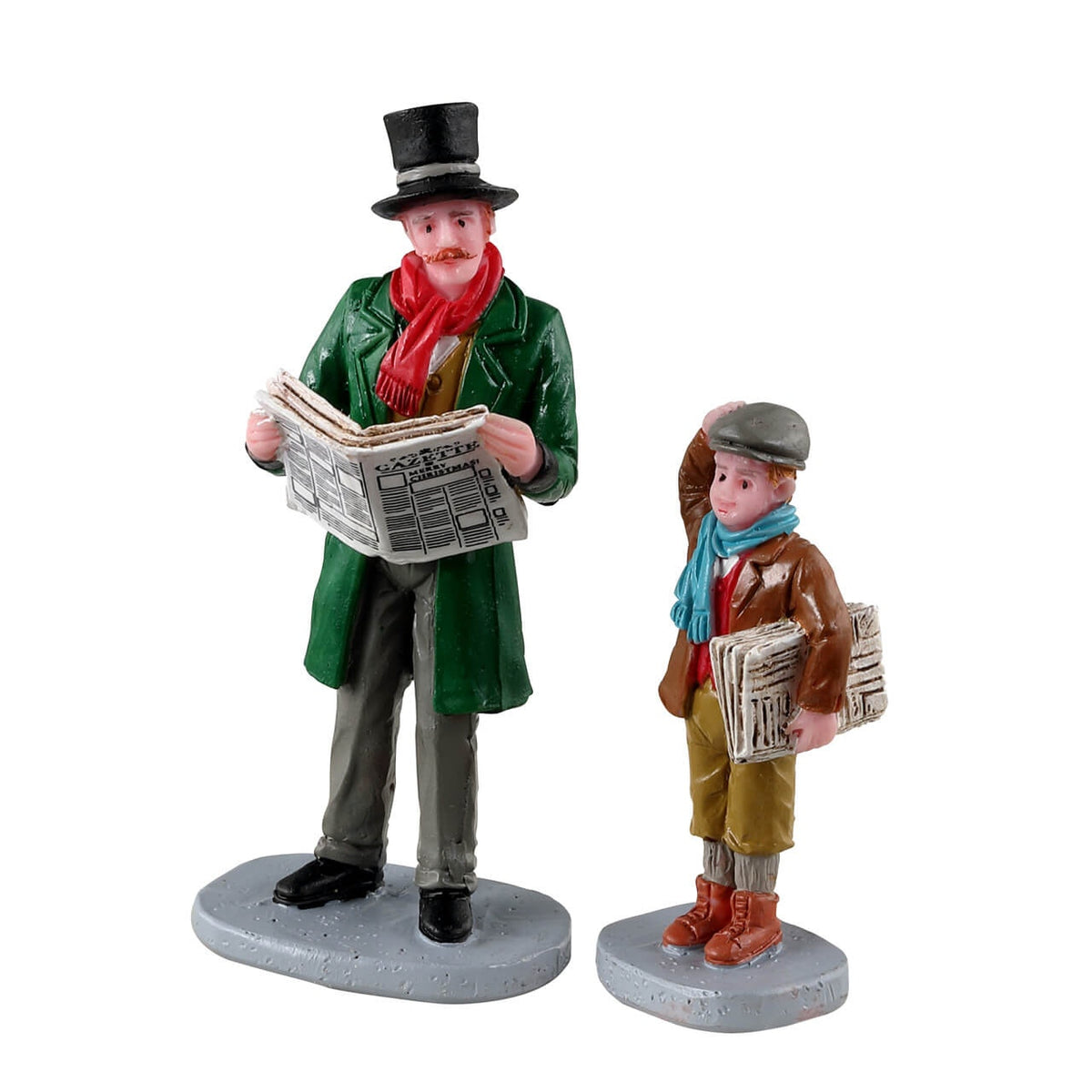 Lemax Merry Newsboy - 2 Piece Set