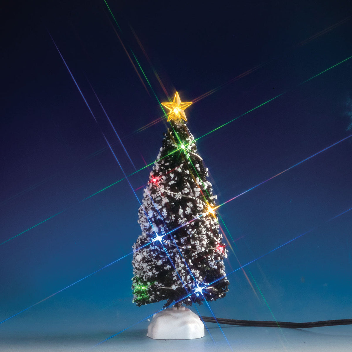 Lemax Multicolor Light Evergreen Tree - 7 Inches