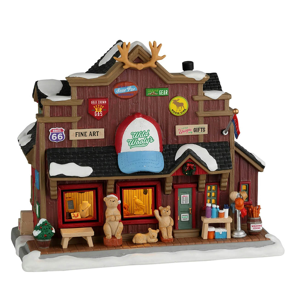 Lemax Wild Wooly's Gift Shop