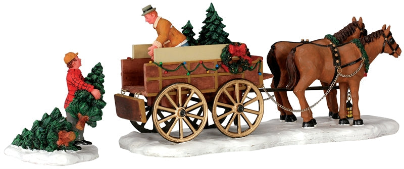 Lemax Christmas Tree Wagon
