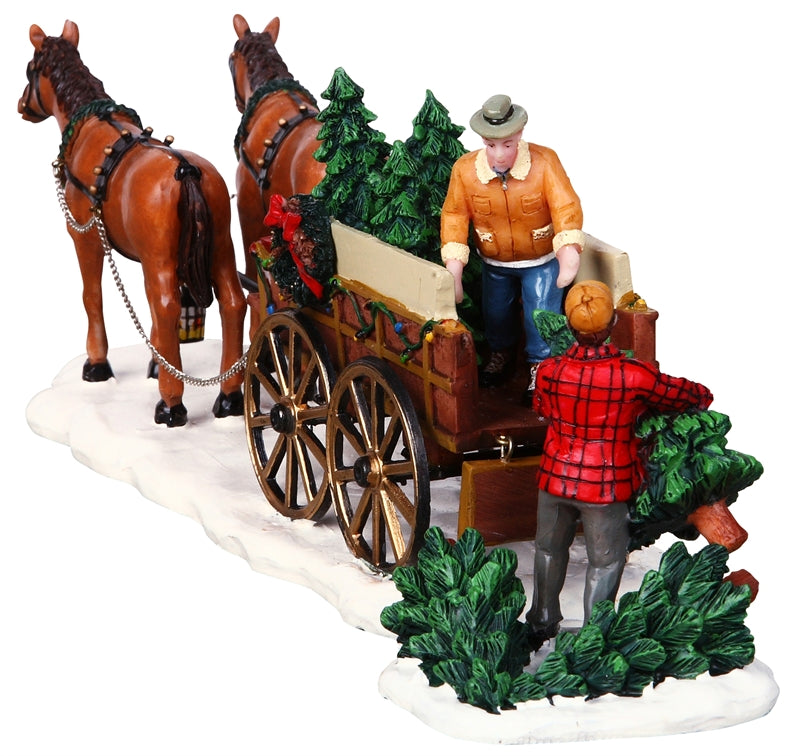 Lemax Christmas Tree Wagon