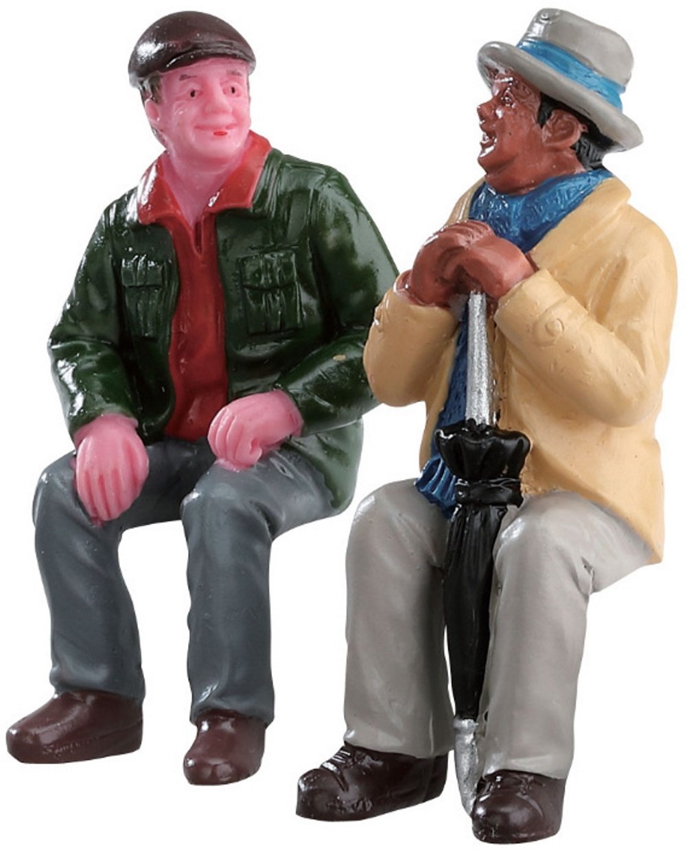 Lemax Chatting With Old Friends - 2 Piece Set