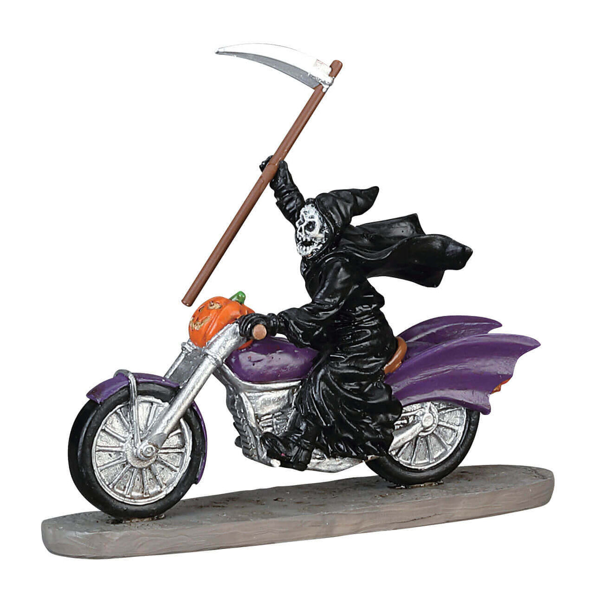 Lemax Grim Rider On A Bike