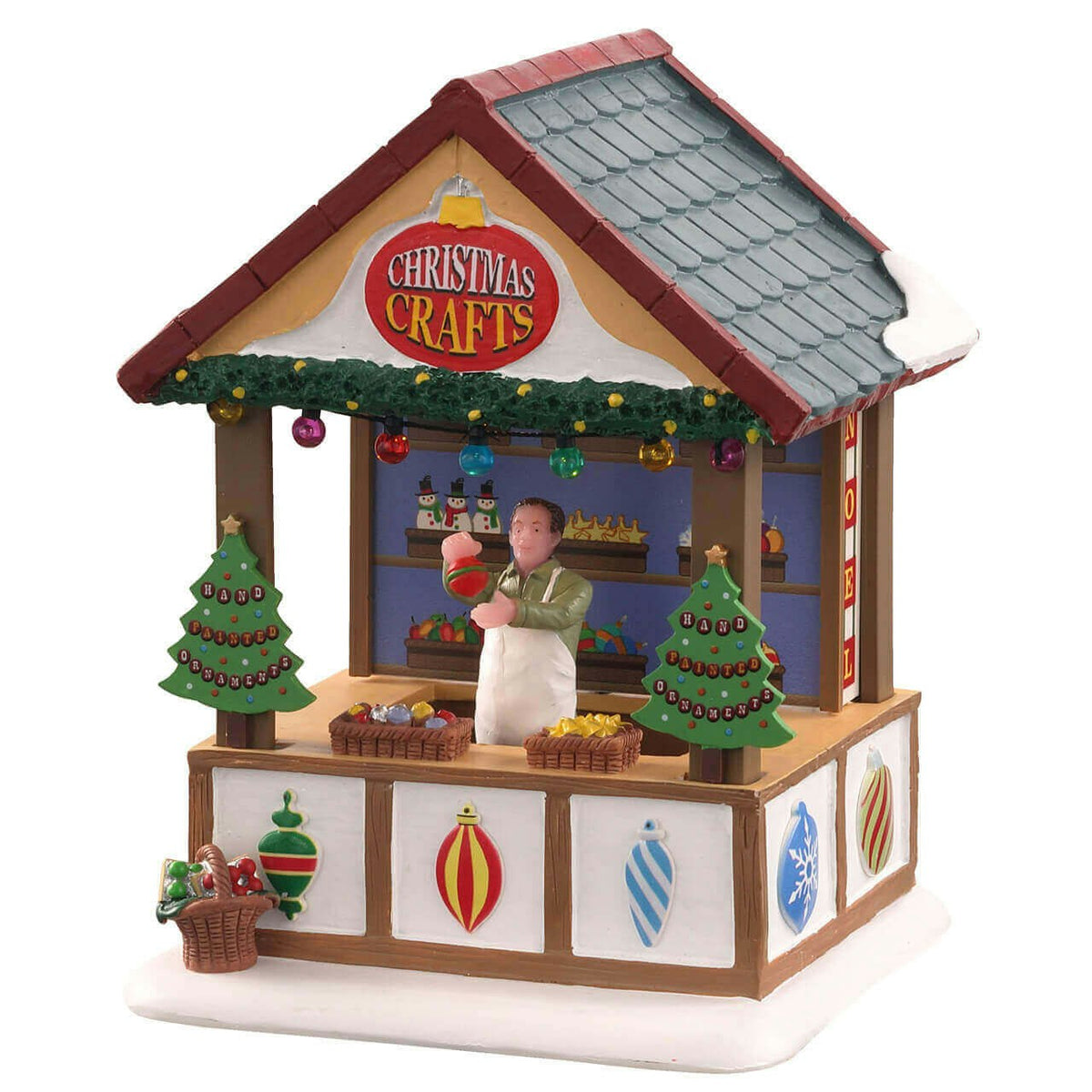 Lemax Christmas Market Booth - Hand Crafted Ornaments