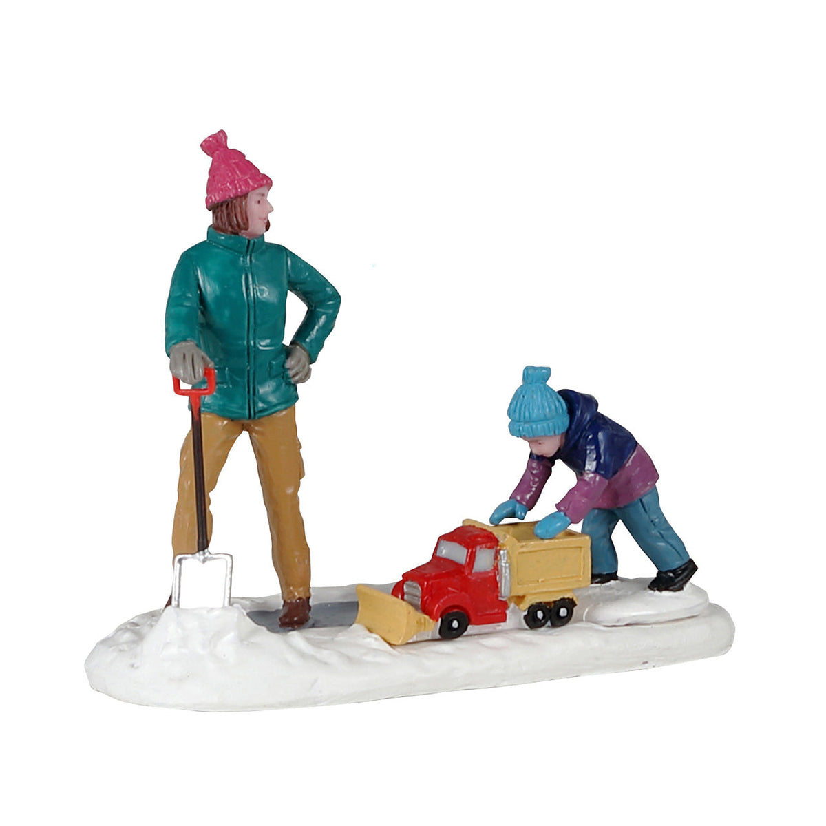 Lemax Clearing The Sidewalk Figurine