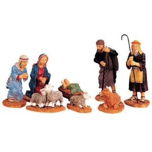 Lemax Nativity Village 3 Inch Figurines - 8 Piece Set