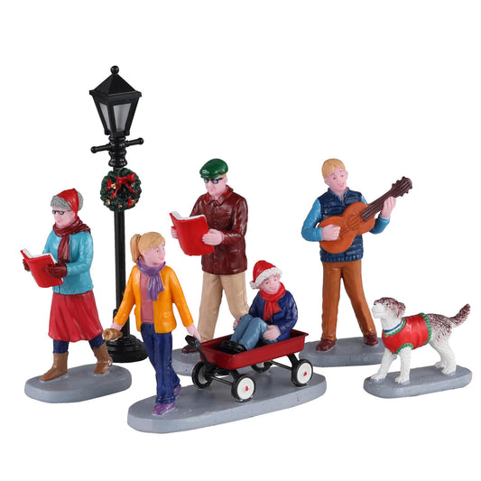 Lemax Merry Song Carolers - 6 Piece Set