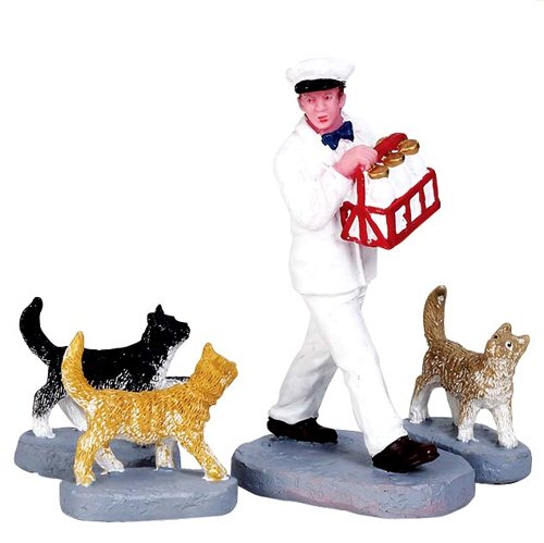 Lemax Merry Milkman - 4 Piece Set