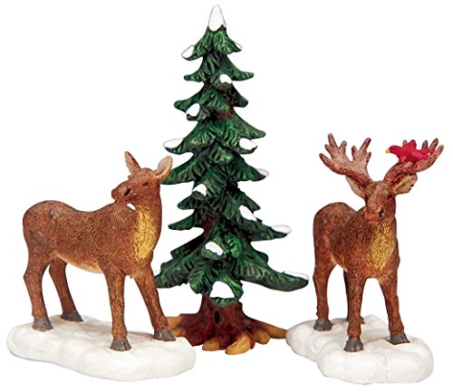 Lemax Mr & Mrs Moose