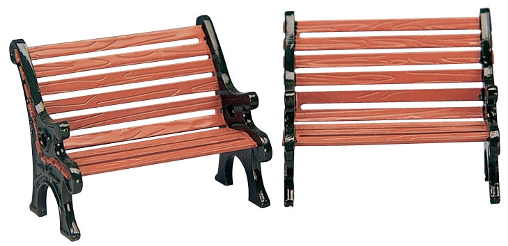 Lemax Park Benches For Christmas Villages (Set Of 2)