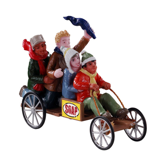 Lemax Go-Cart Racers