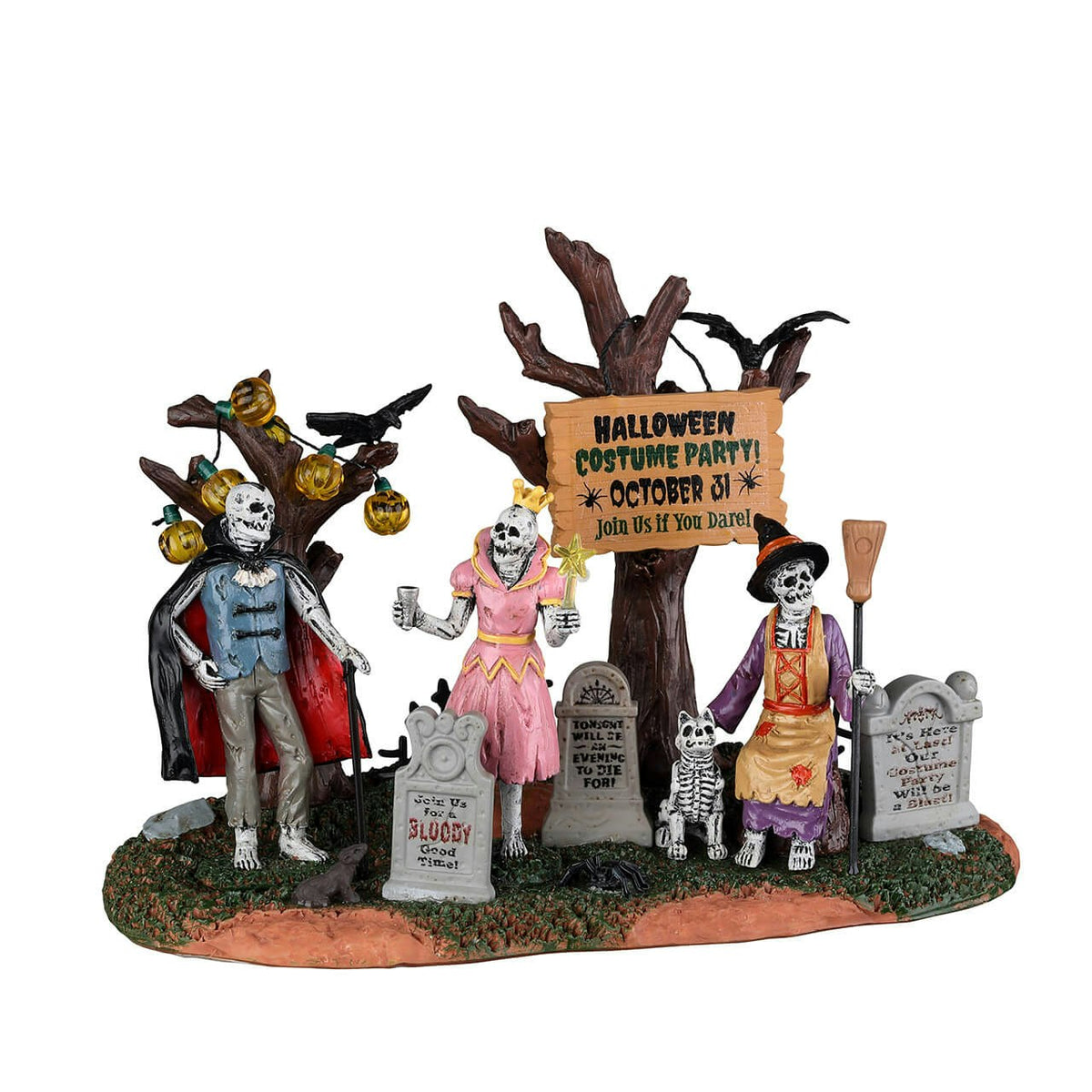 Lemax Graveyard Costume Party
