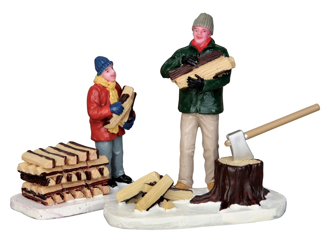 Lemax Stocking Firewood - 2 Piece Set