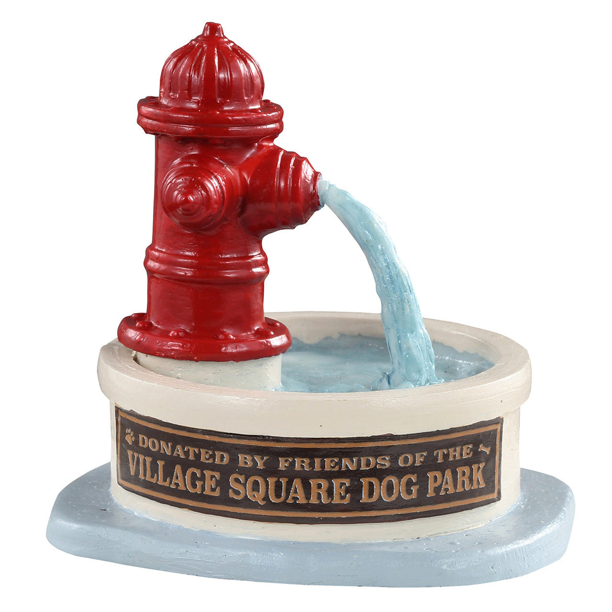 Lemax Dog Park Water Fountain