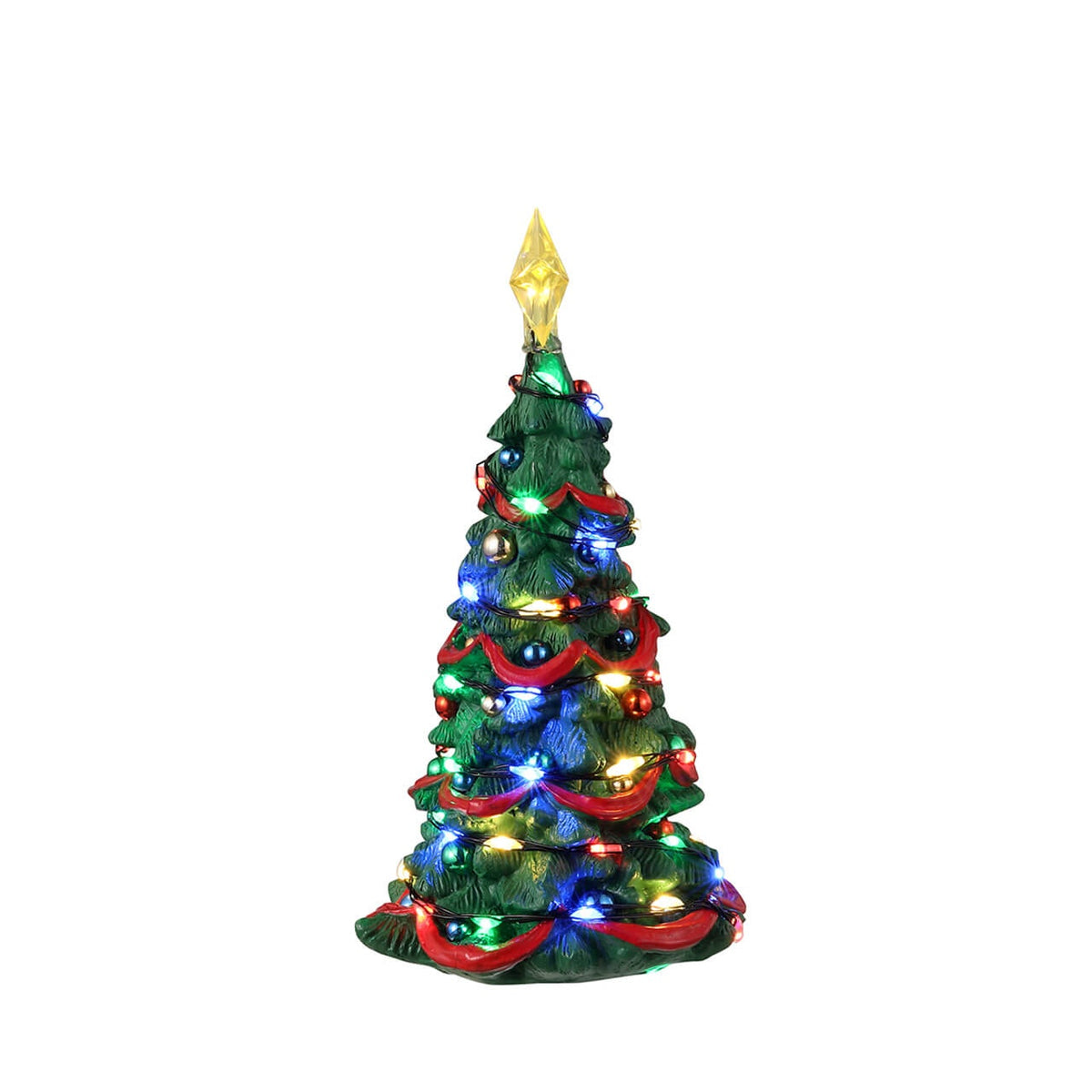 Lemax Joyful Christmas Tree - Lighted - 5 Inch