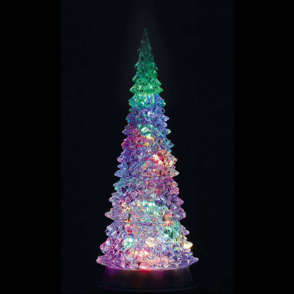 Lemax 11 Inch Crystal Color Changing Tree