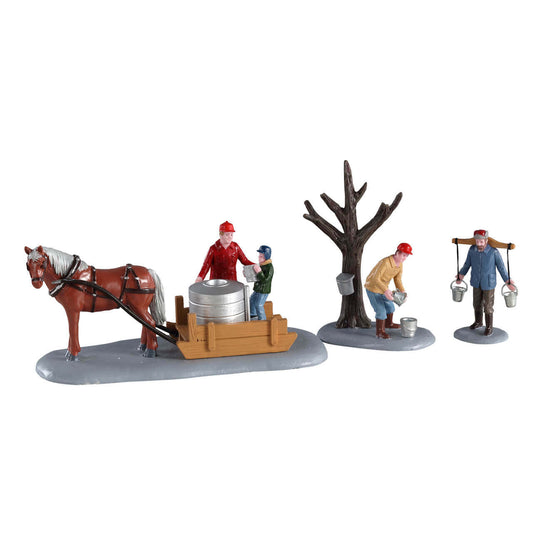 Lemax Maple Syrup Season - 3 Piece Set