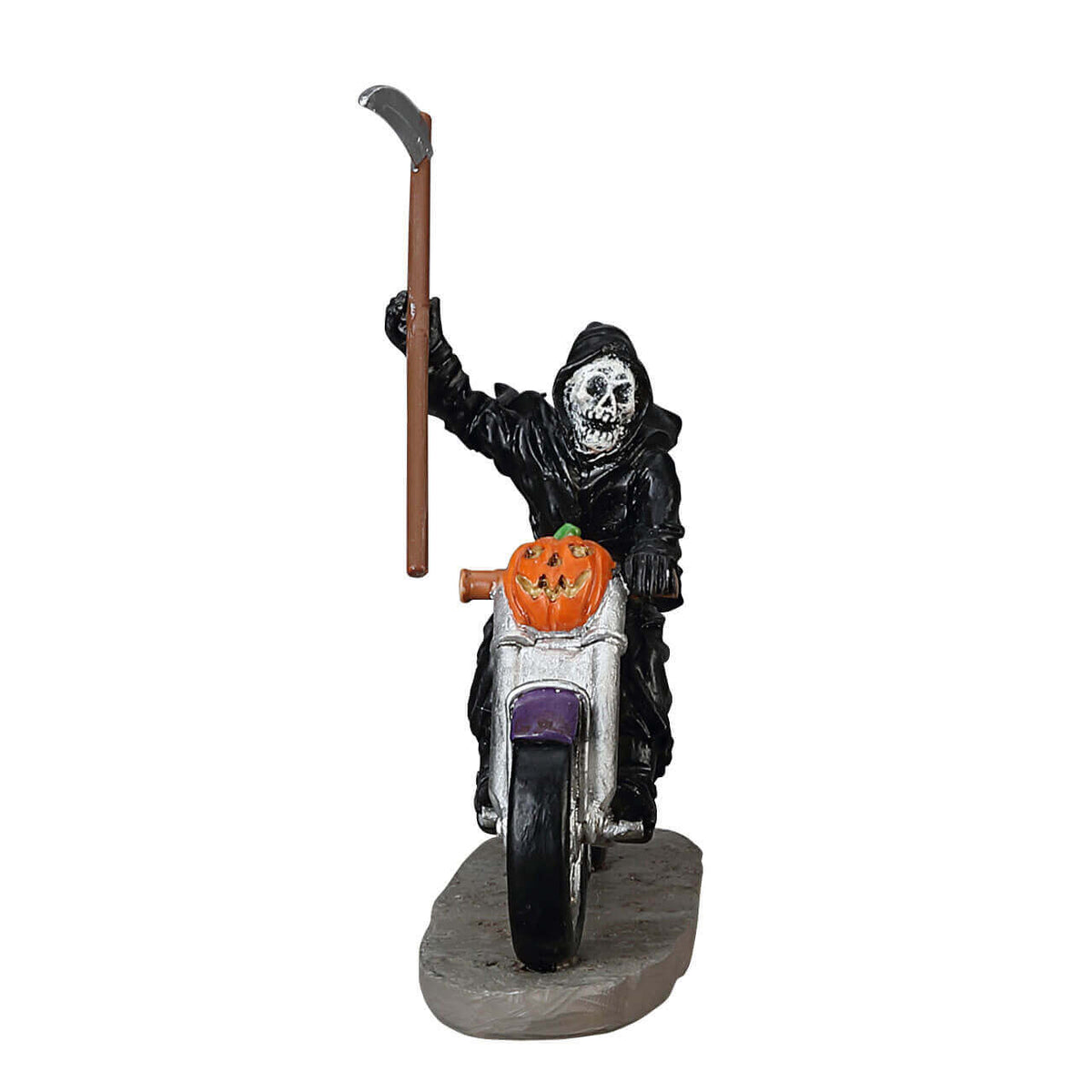 Lemax Grim Rider On A Bike