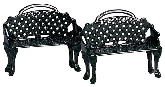 Lemax Patio Bench For Christmas Villages (Set Of 2)