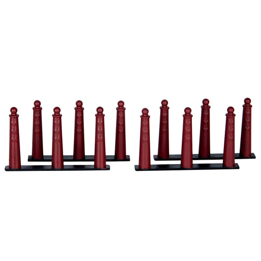 Lemax Amsterdammertje (Danish Traffic Bollards) - Set Of 4