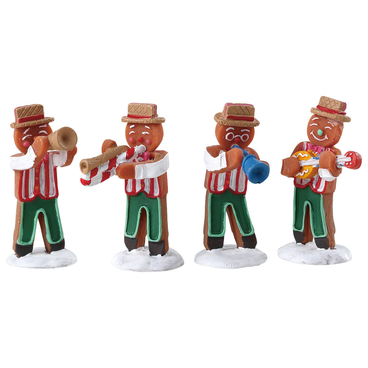 Lemax Gingerbread Jazz, Set Of 4