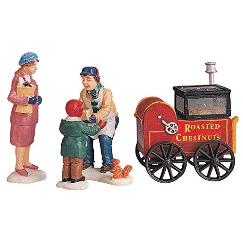 Lemax Roasted Chestnut Stand - 4 Piece Set