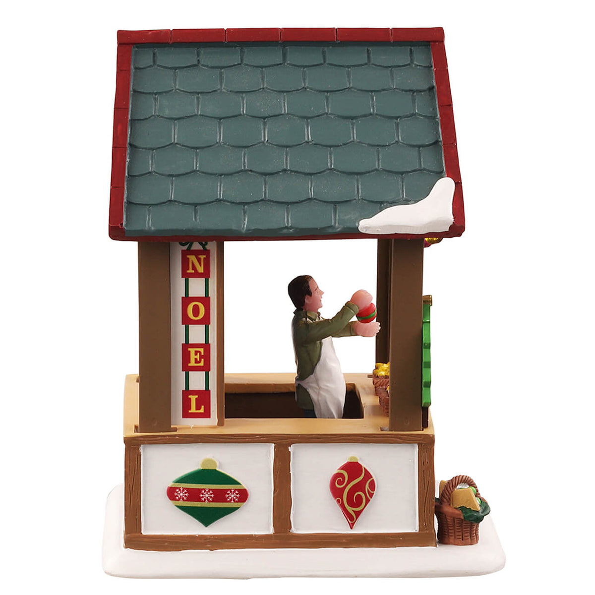 Lemax Christmas Market Booth - Hand Crafted Ornaments - Openstock