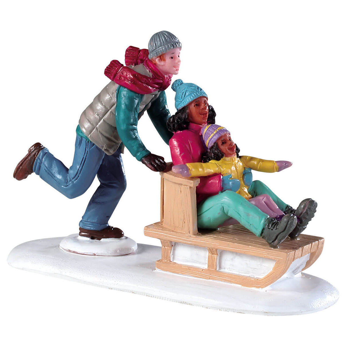 Lemax Family Snow Day