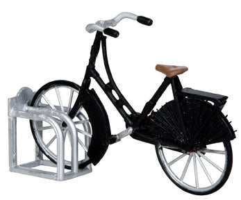 Lemax Vintage Bicycle With Bike Rack