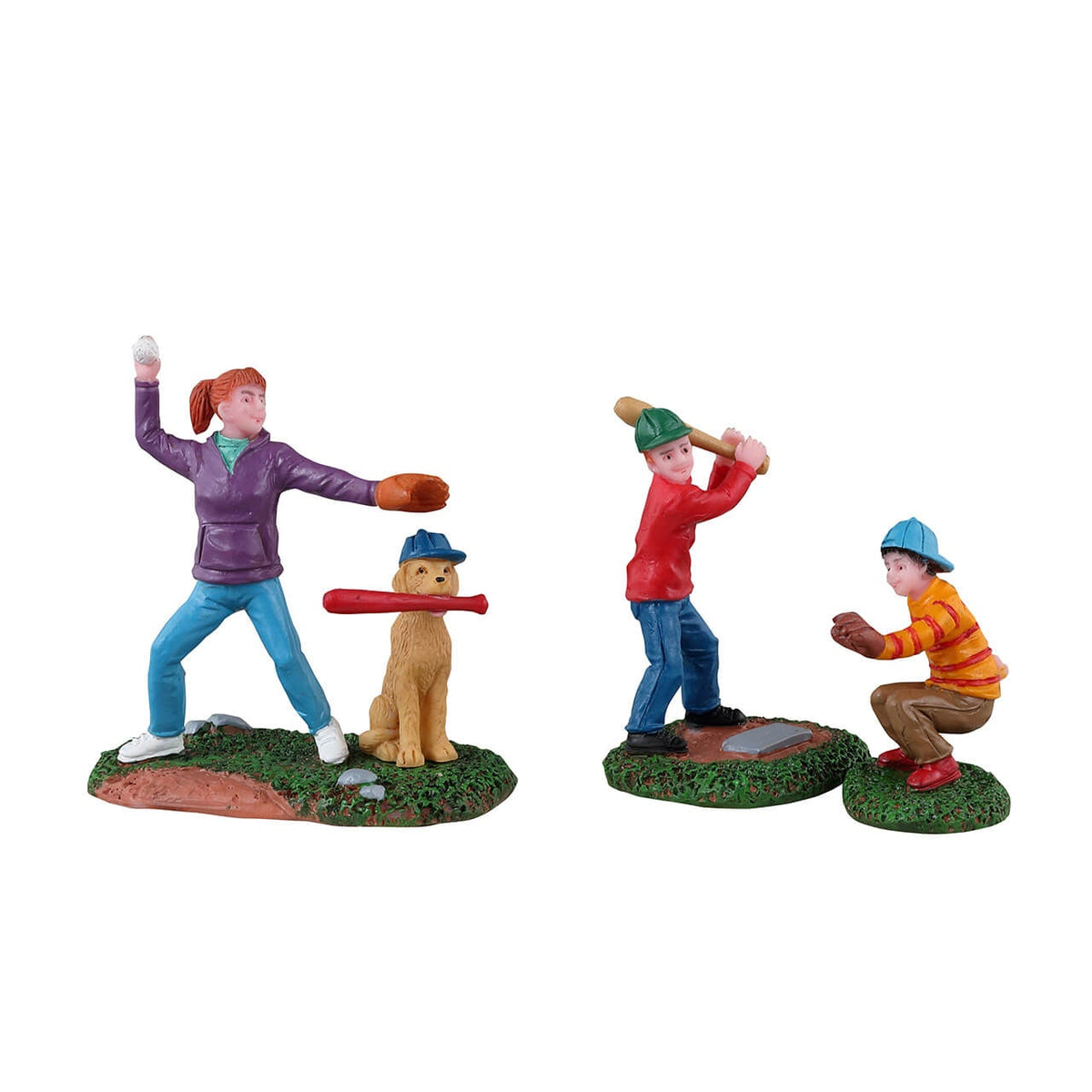 Lemax Baseball Practice - 3 Piece Set